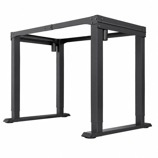 Schreibtisch – höhenverstellbar, aus Stahl, für Büro