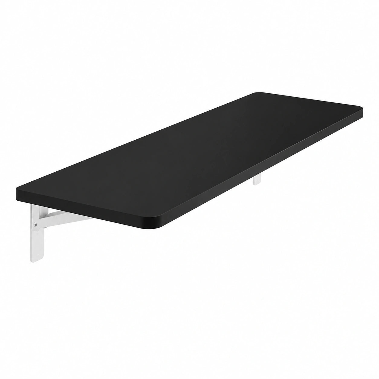 Tisch – 90 × 30 cm, klappbar, aus Holz, Schwarz, für Küche