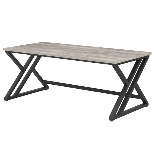 Schreibtisch – 180 × 80 cm, aus Metall und Holz, für Büro