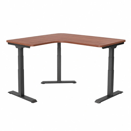Eckschreibtisch – 160 × 130 × 70 cm, höhenverstellbar, elektrisch
