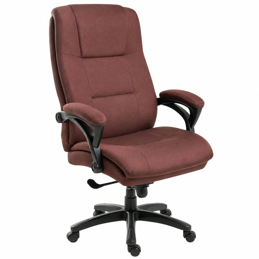 Chefsessel – drehbar, gepolstert, Braun, für Büro